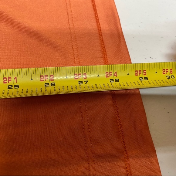 Jockey mens sz Large crewneck athletic shirt orange short sleeve new with tags - Picture 8 of 9